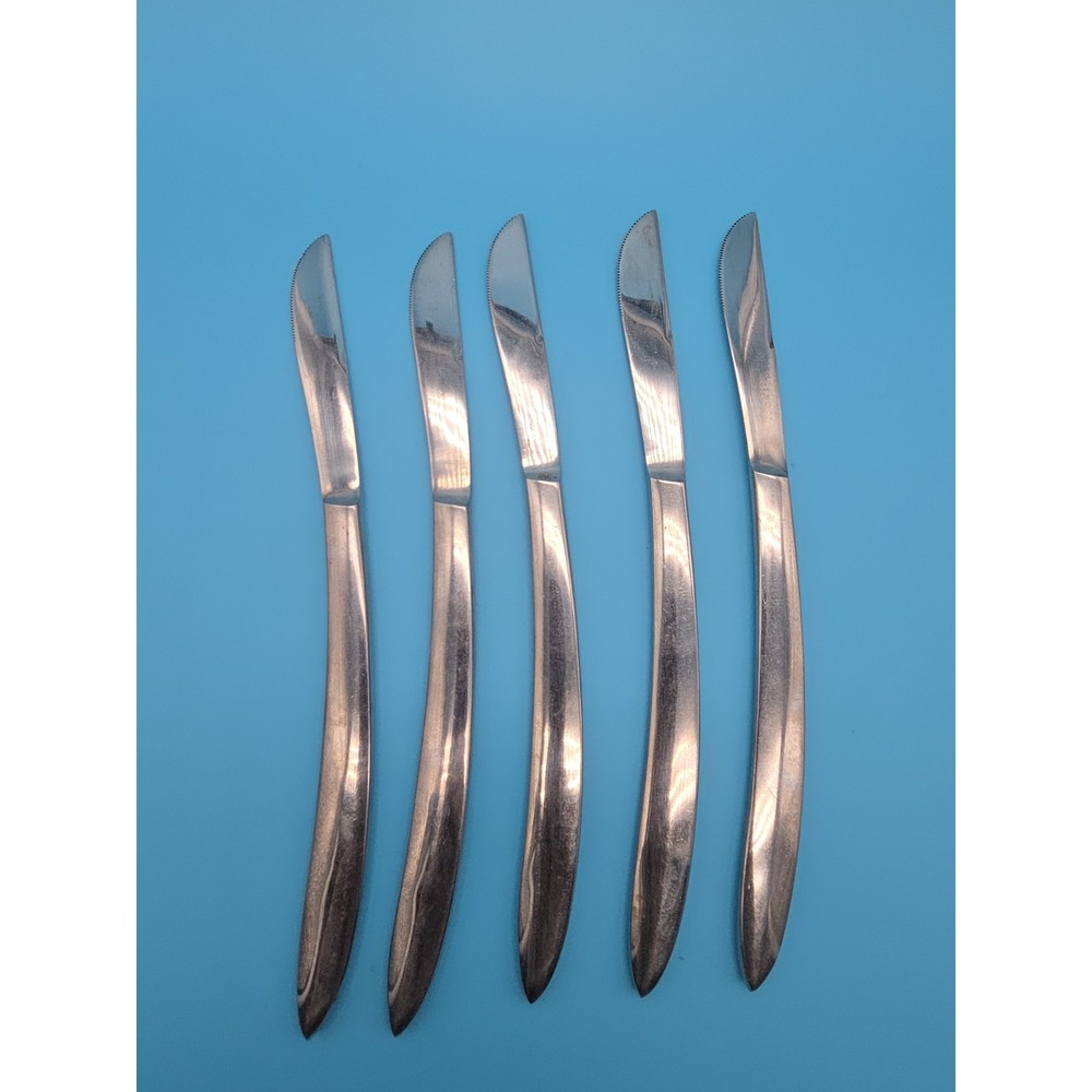 Gensico Caress Replacement Knives Stainless Steel Made In Japan Set Of 5‎